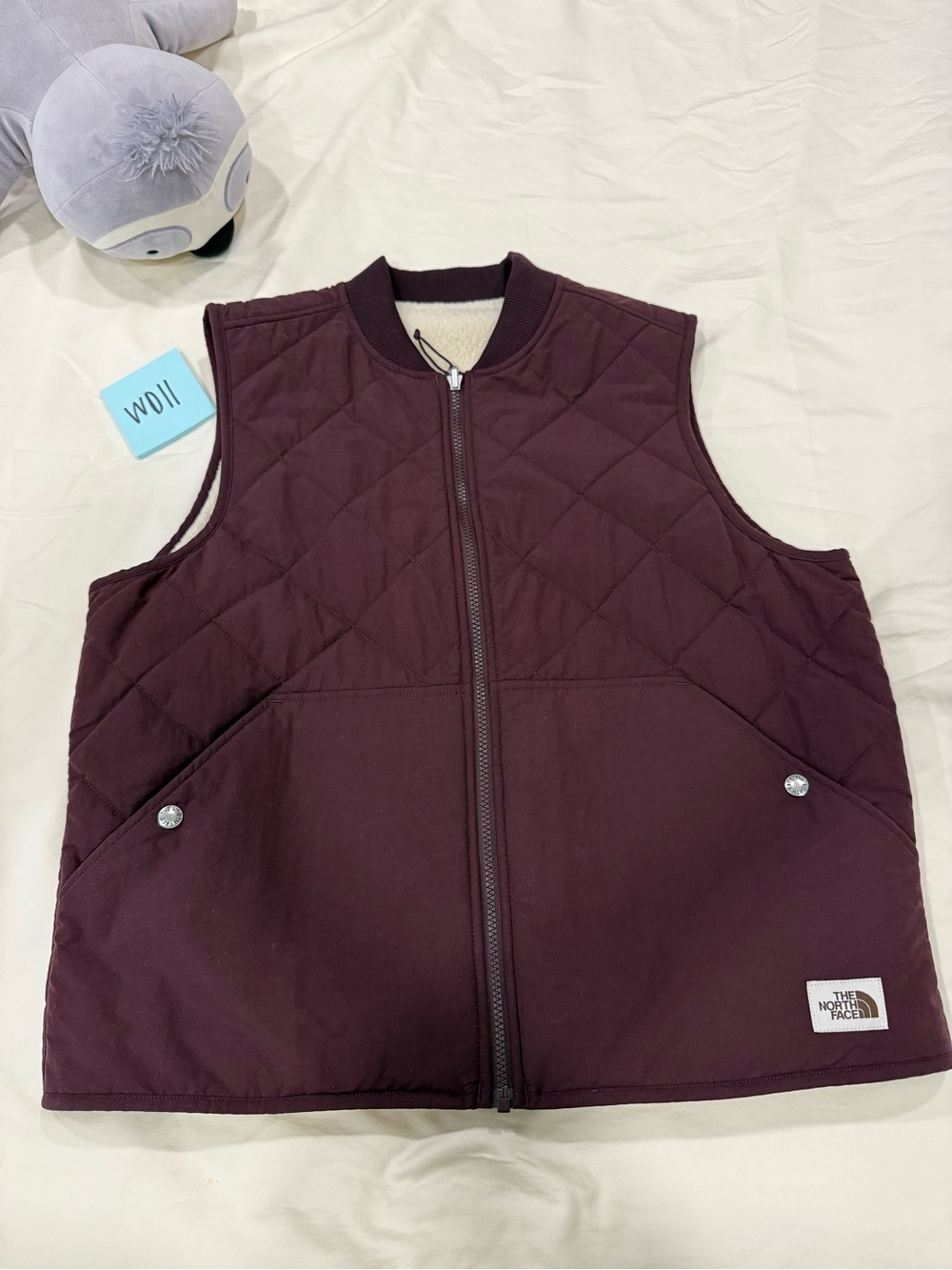 The North Face Quilted Burgundy Women's Puffer Vest